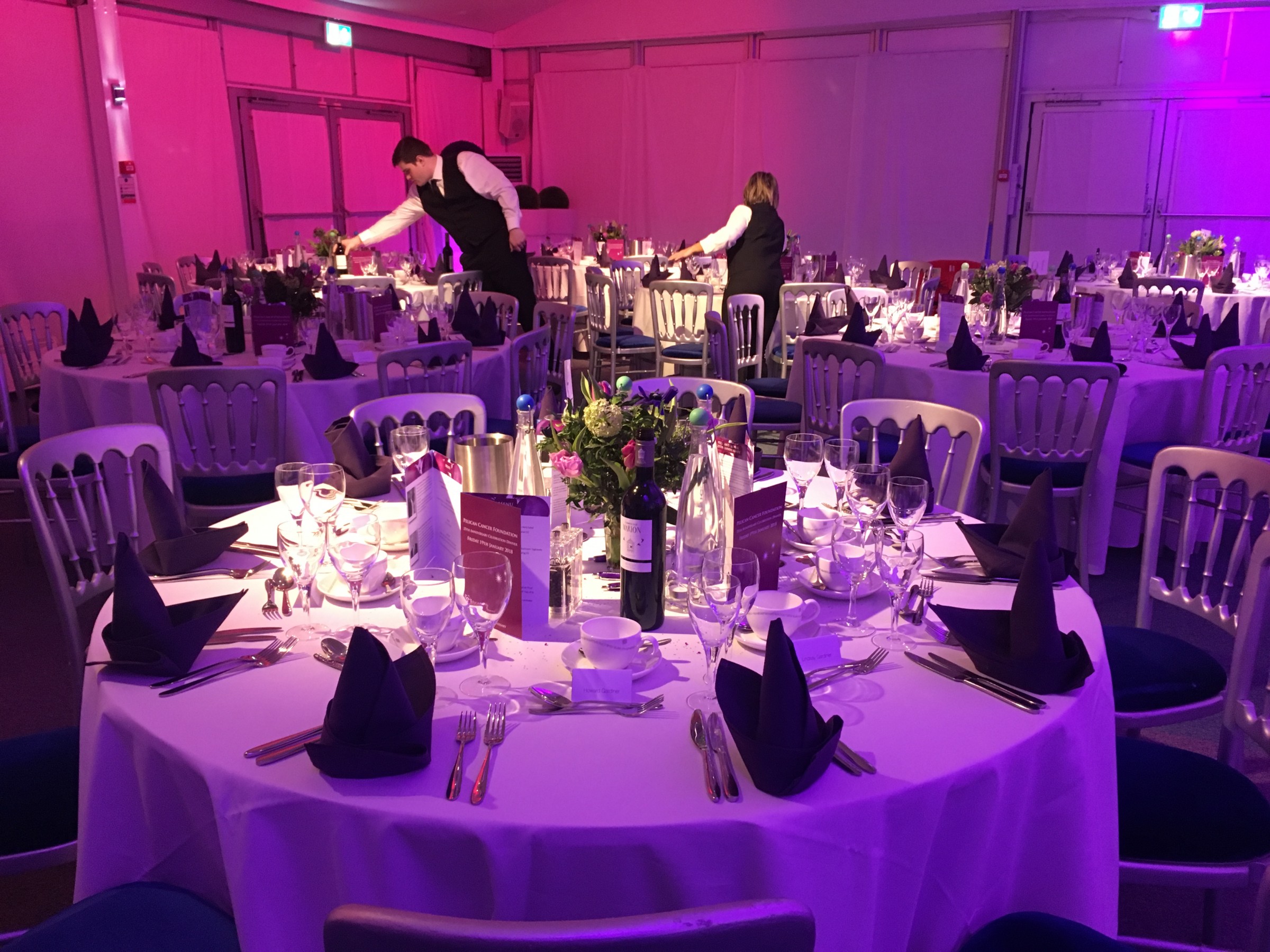 Dinner for Pelican Cancer Charity held at The Ark Conference Centre in Basingstoke Hampshire