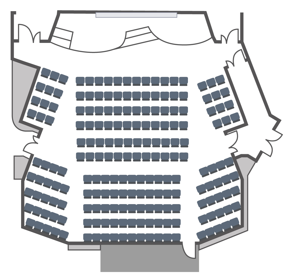 Squire theatre layout for presentation