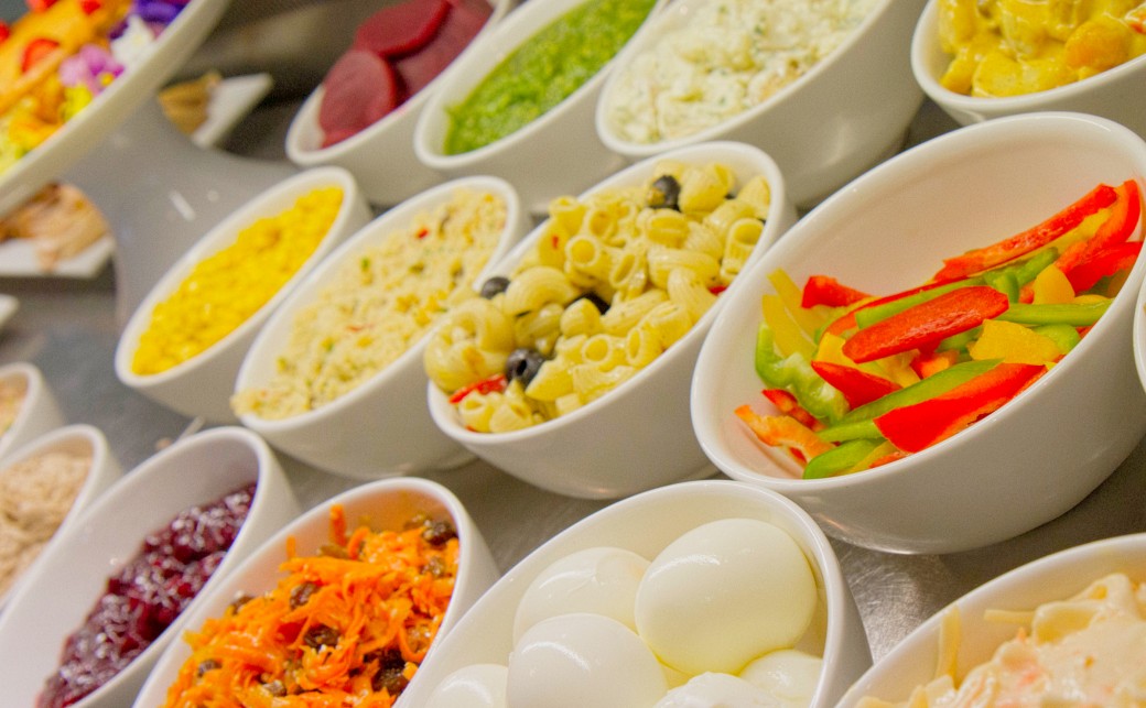 Bluecafe Bar Salad Bar at the Ark Conference Centre