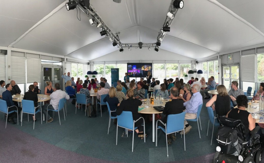 Meeting in the Pavilion at The Ark Conference Centre in Basingstoke Hampshire