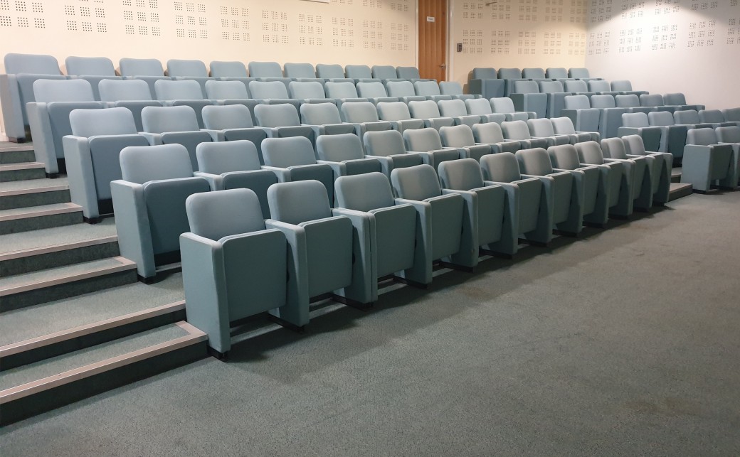 View of Upper Squire with it&#039;s theatre seating at The Ark Conference Centre in Basingstoke Hampshire