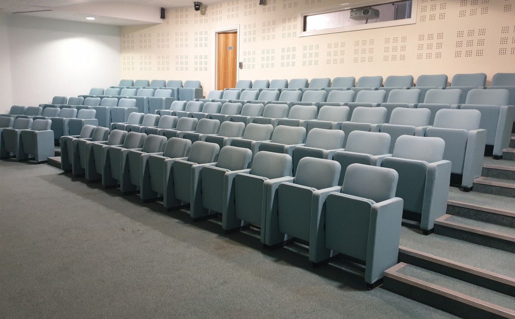 View of Upper Squire with it&#039;s theatre seating at The Ark Conference Centre in Basingstoke Hampshire